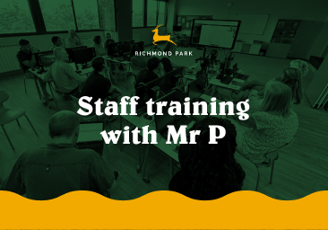 Staff training with Mr P