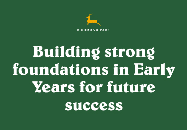 Building strong foundations in Early Years for future success