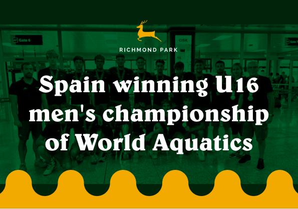 Spain winning U16 men’s championship of World Aquatics